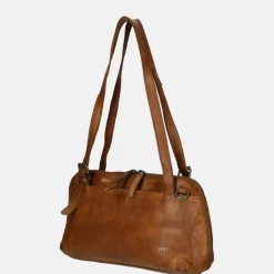 Schoudertassen^Bear Design schoudertas cognac