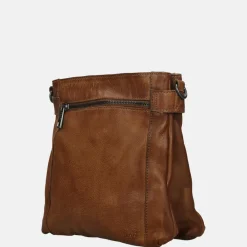 Schoudertassen^Bear Design schoudertas cognac