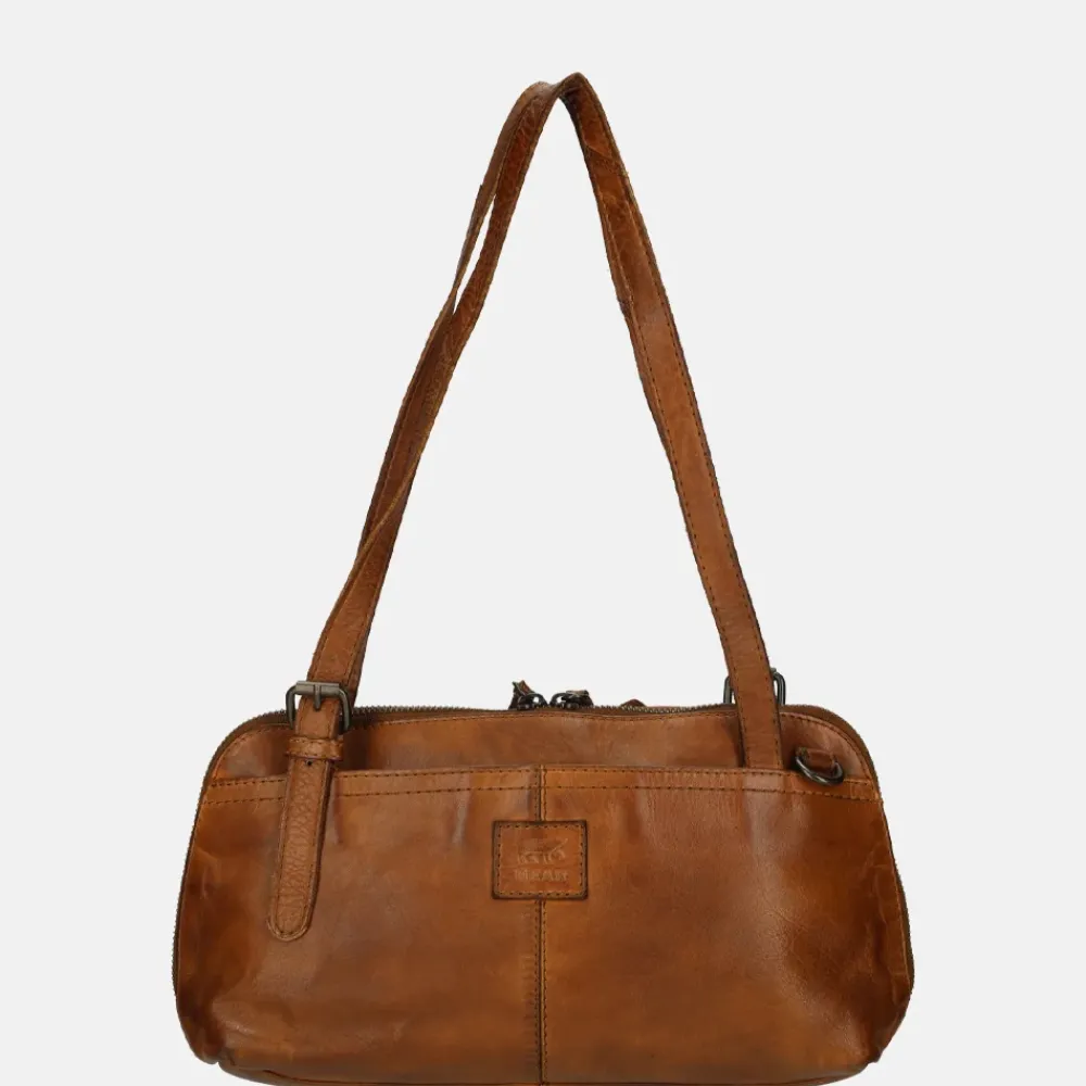 Schoudertassen^Bear Design schoudertas cognac