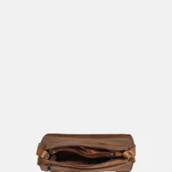 Schoudertassen^Bear Design schoudertas cognac