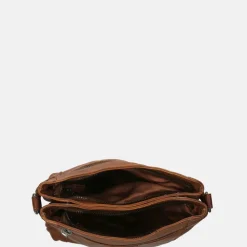 Schoudertassen^Bear Design schoudertas cognac