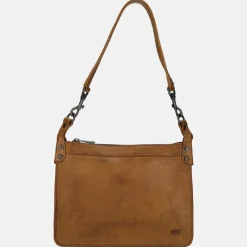 Schoudertassen^Bear Design schoudertas cognac
