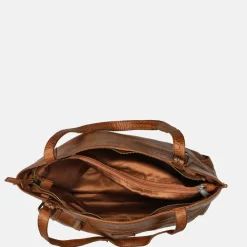 Shoppers^Bear Design shopper M cognac