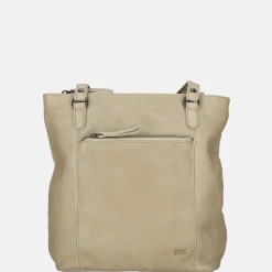 Shoppers^Bear Design shopper/rugzak zilver mink
