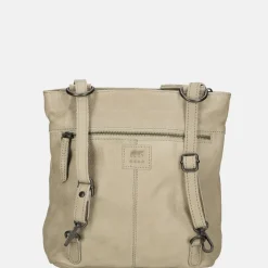 Shoppers^Bear Design shopper/rugzak zilver mink