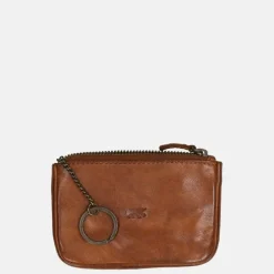 Sleuteletuis^Bear Design sleuteletui cognac