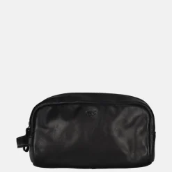 Toilettassen^Bear Design toilettas black