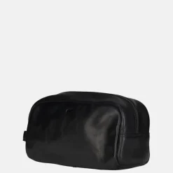 Toilettassen^Bear Design toilettas black