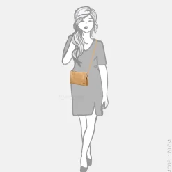 Crossbody Tassen^Bear Design Uma crossbody tas M baltic beige
