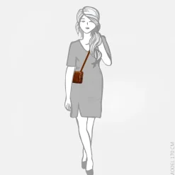 Crossbody Tassen^Bear Design Uma crossbody tas S cognac