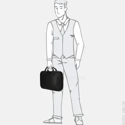 Heren Laptoptassen^Berba laptoptas 15 inch black