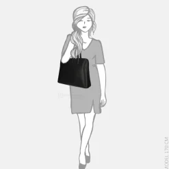 Schoolhandtassen | Dames Laptoptassen^Berba Luca shopper 15 inch M black