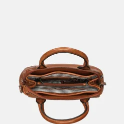 Handtassen^Berba Lucca handtas brandy