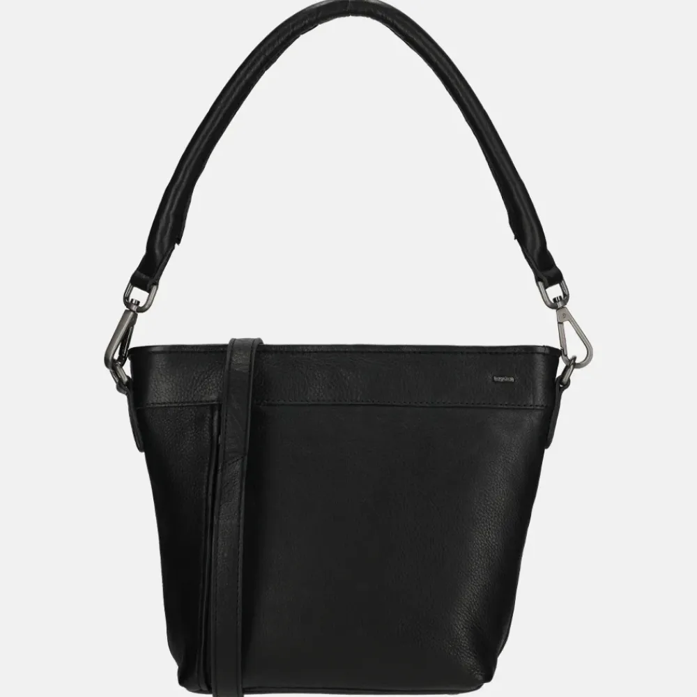 Schoudertassen^Berba Lucca schoudertas black