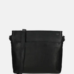 Schoudertassen^Berba Lucca schoudertas black