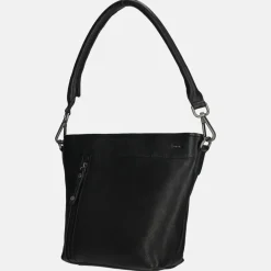 Schoudertassen^Berba Lucca schoudertas black