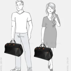 Handbagage Tassen | Weekendtassen^Berba Olly weekendtas black
