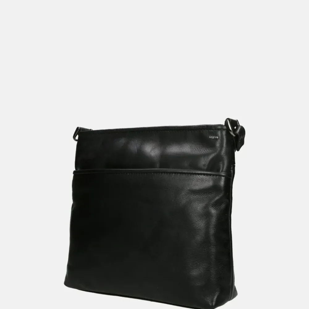 Crossbody Tassen^Berba Soft crossbody tas M zwart