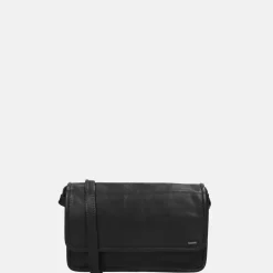 Crossbody Tassen^Berba Soft overslag crossbody tas S zwart
