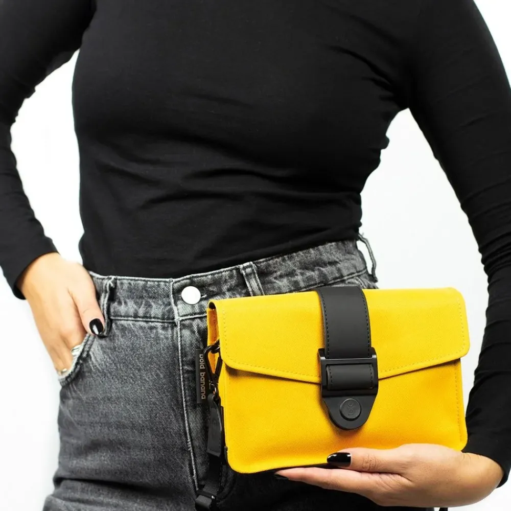 Crossbody Tassen^Bold Banana crossbody tas S yellow raven