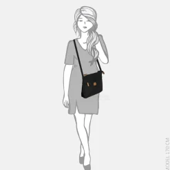 Schoudertassen^Bric's X-Bag Urban schoudertas nero