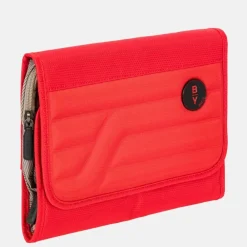 Toilettassen^Bric's Itaca Toilettas met haak red