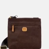 Schoudertassen^Bric's Life Emma schoudertas brown tabac