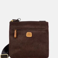 Schoudertassen^Bric's Life Emma schoudertas brown tabac