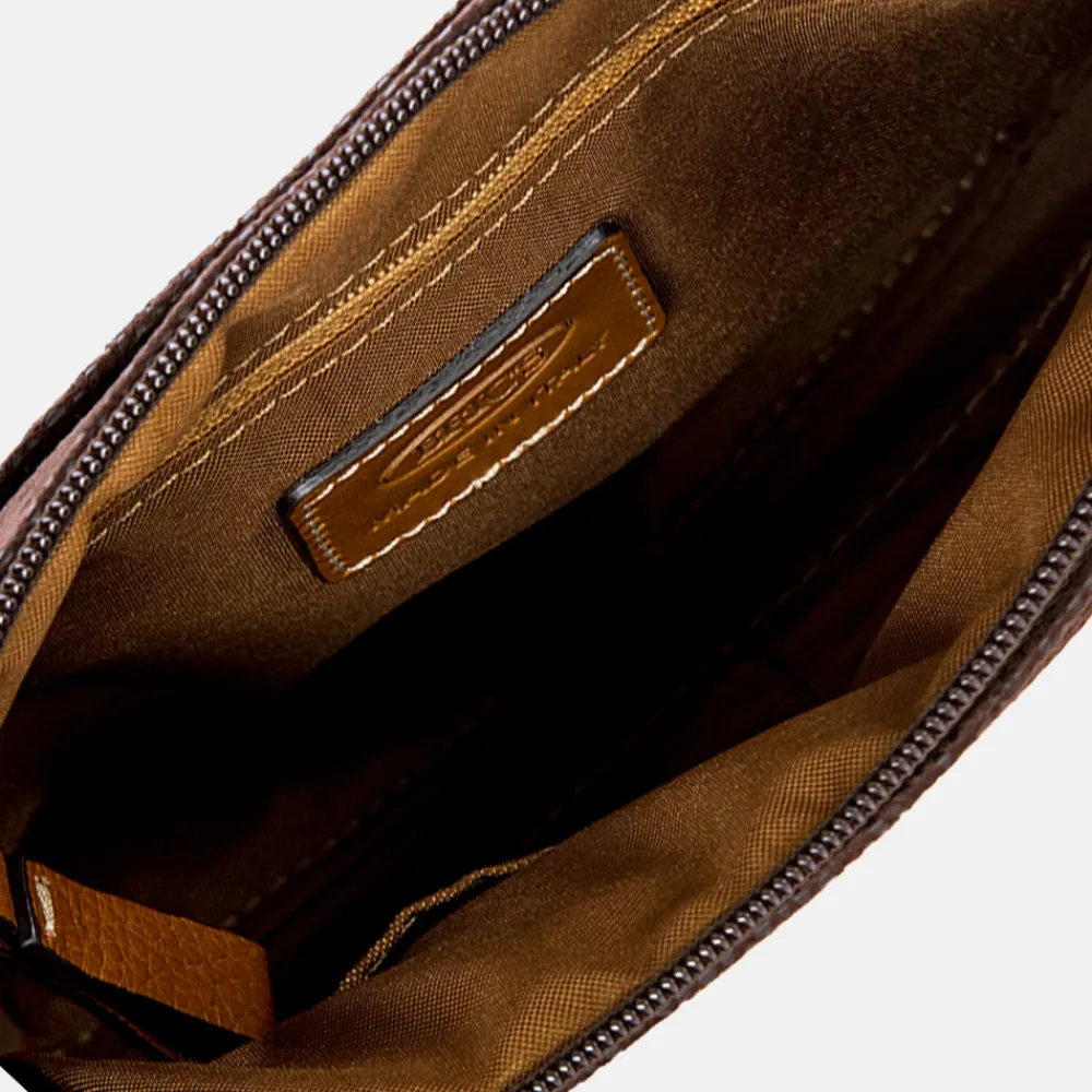 Schoudertassen^Bric's Life Emma schoudertas brown tabac