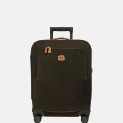 Handbagage Koffers^Bric's Trolley handbagage koffer 55 cm olive