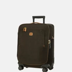 Handbagage Koffers^Bric's Trolley handbagage koffer 55 cm olive