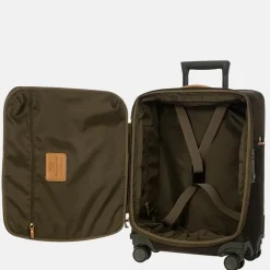 Handbagage Koffers^Bric's Trolley handbagage koffer 55 cm olive