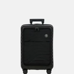 Handbagage Koffers^Bric's Ulisse Expandable handbagage koffer 55 cm nero