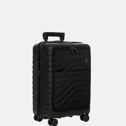 Handbagage Koffers^Bric's Ulisse Expandable handbagage koffer 55 cm nero