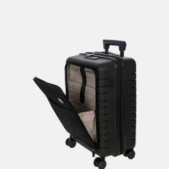 Handbagage Koffers^Bric's Ulisse Expandable handbagage koffer 55 cm nero