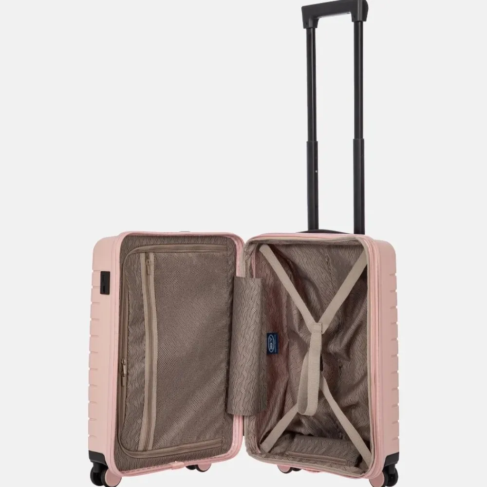 Handbagage Koffers^Bric's Ulisse Expandable handbagage koffer 55 cm pearl pink