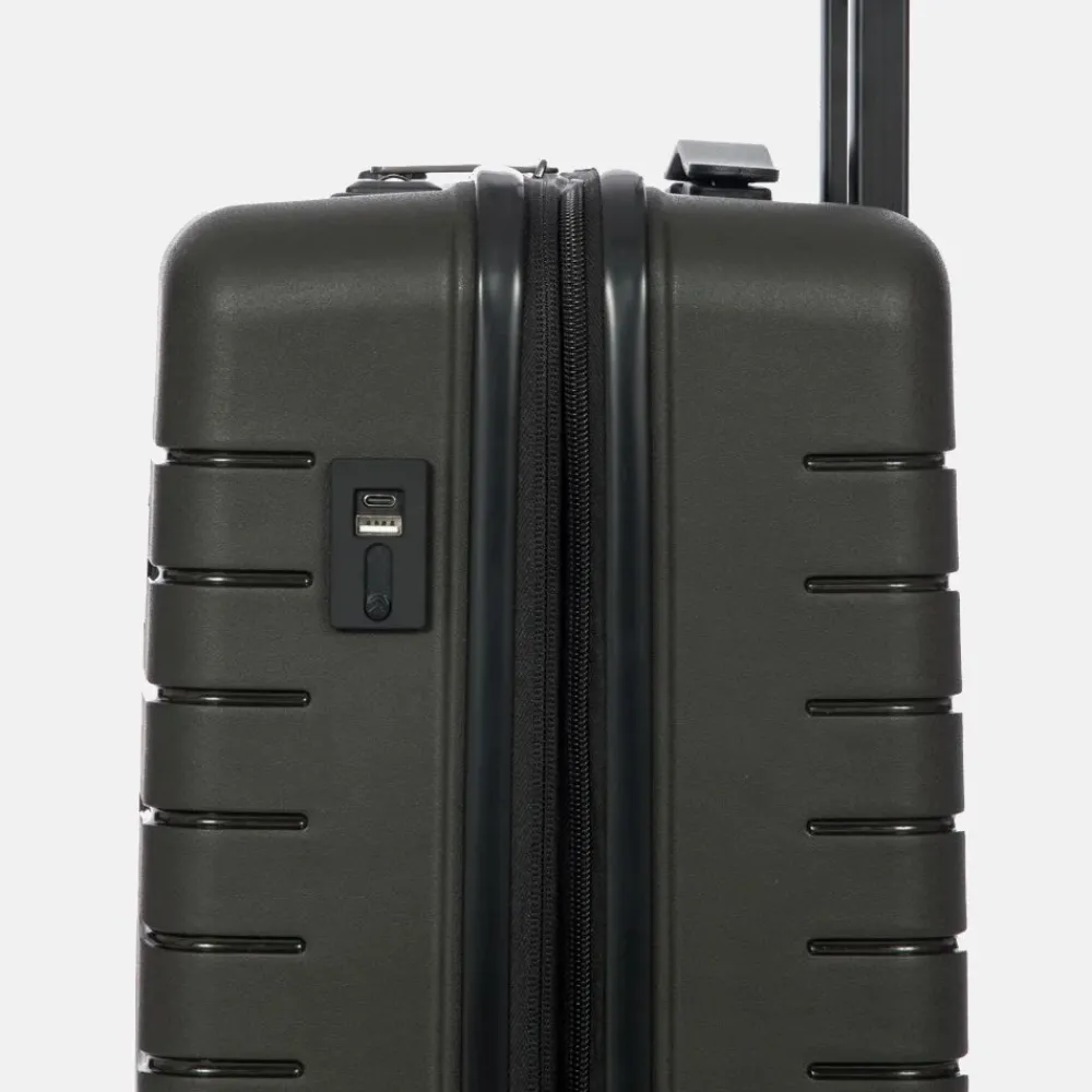 Handbagage Koffers^Bric's Ulisse Expandable handbagage koffer 55 cm olive