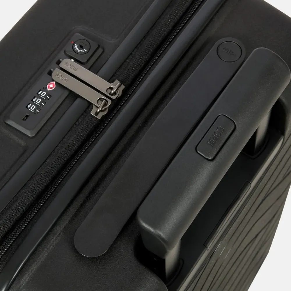 Handbagage Koffers^Bric's Ulisse Expandable handbagage koffer 55 cm black