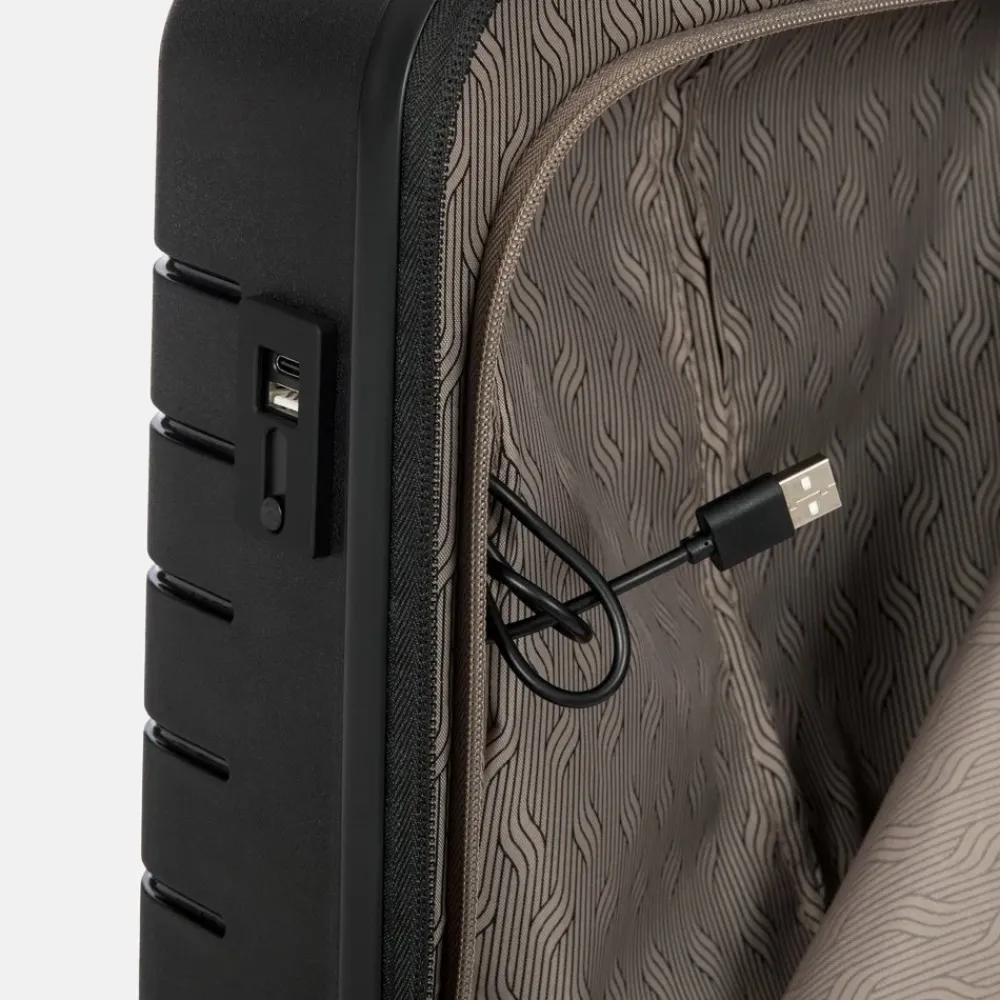 Handbagage Koffers^Bric's Ulisse Expandable handbagage koffer 55 cm black
