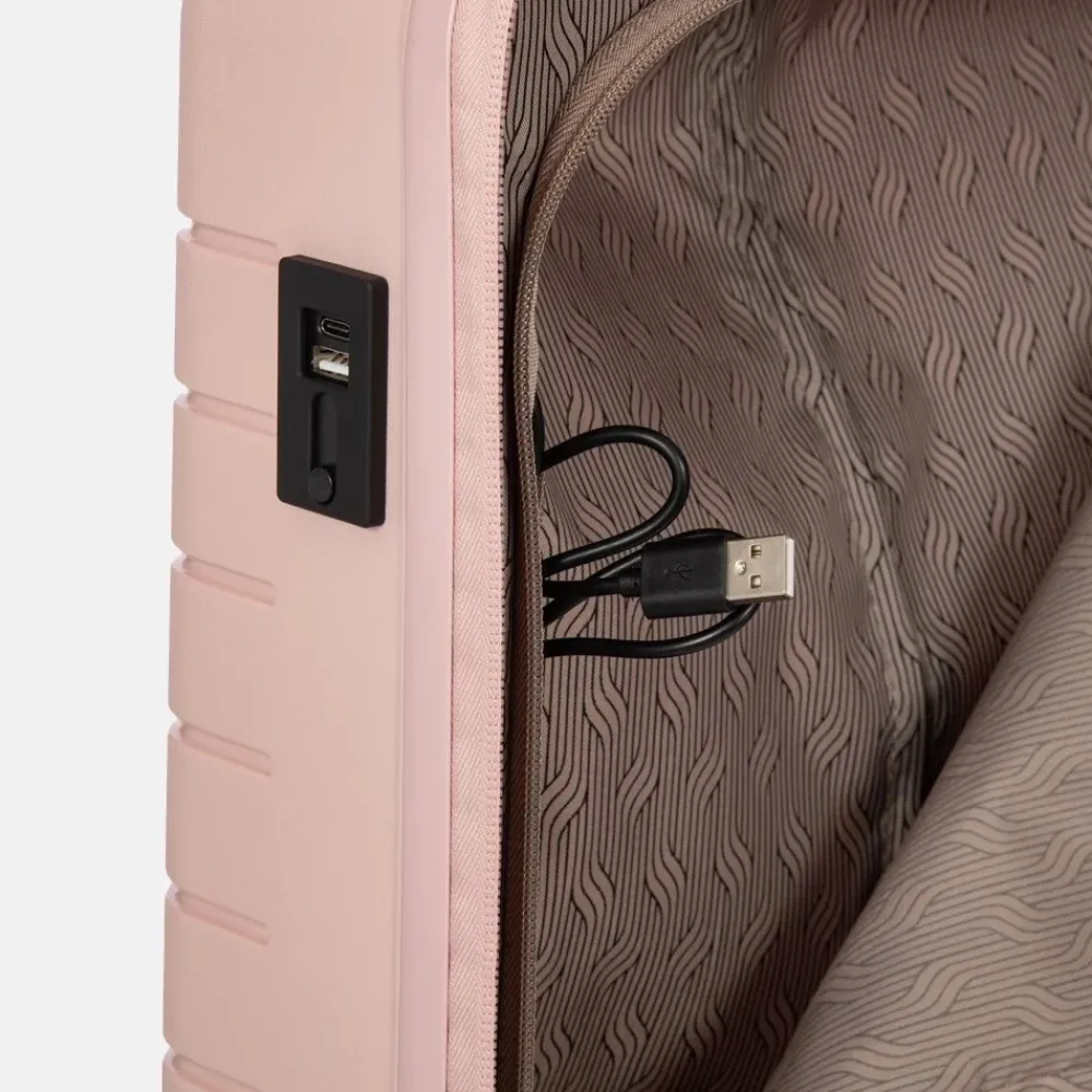 Handbagage Koffers^Bric's Ulisse Expandable handbagage koffer 55 cm pearl pink