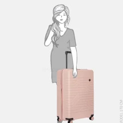 Reiskoffers^Bric's Brics Ulisse Expandable koffer 79 cm pearl pink