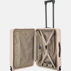 Reiskoffers^Bric's Ulisse Expandable koffer 65 cm pearl pink