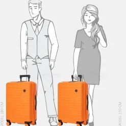Reiskoffers^Bric's Ulisse Expandable reiskoffer 65 cm orange