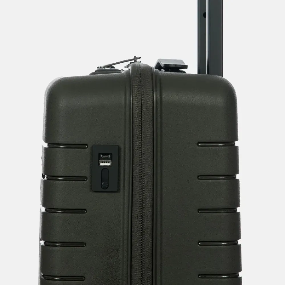 Handbagage Koffers^Bric's Ulisse handbagage koffer 55 cm olive
