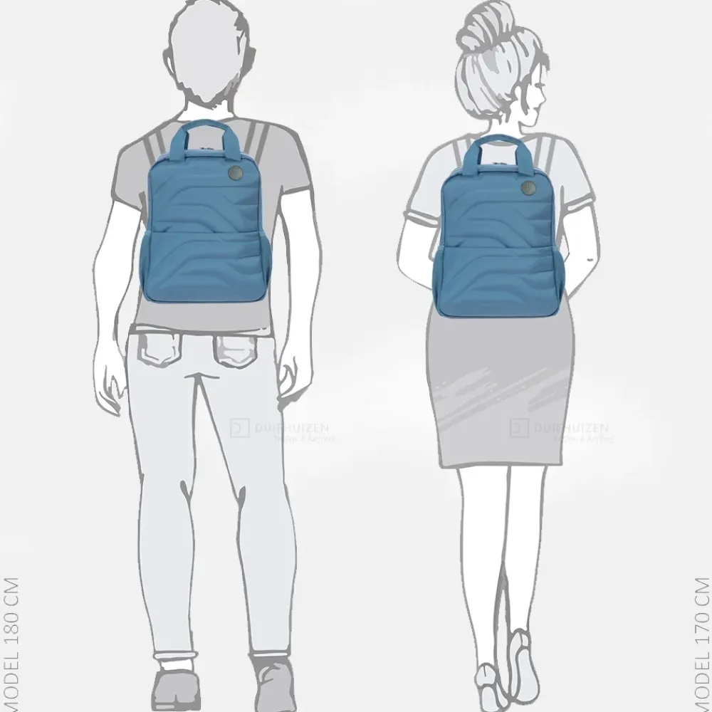 Laptop Rugzakken^Bric's Ulisse rugzak 14 inch grey blue