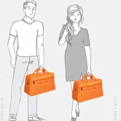 Handbagage Tassen | Weekendtassen^Bric's Ulisse weekendtas orange