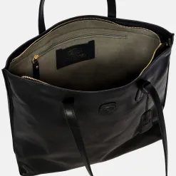 Shoppers^Bric's Volterra shopper L nero