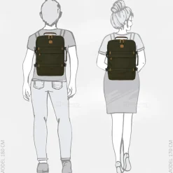 Vrijetijd Rugzakken^Bric's X travel handbagage rugzak olive