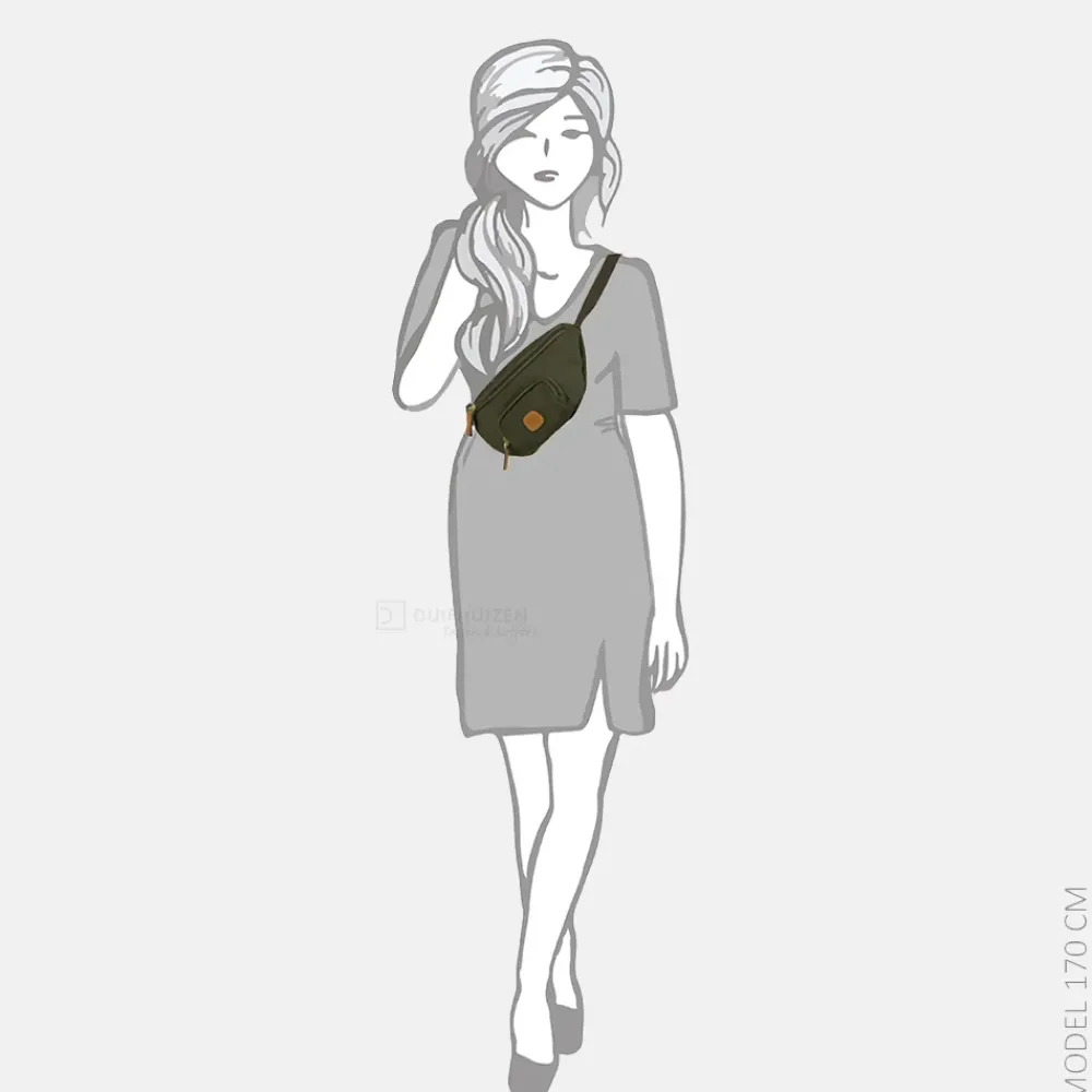 Heuptasjes^Bric's X-Bag Urban heuptas oliva