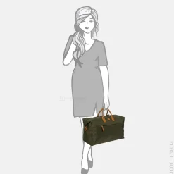Reistassen Zonder Wielen^Bric's X-Bag weekendtas L olive